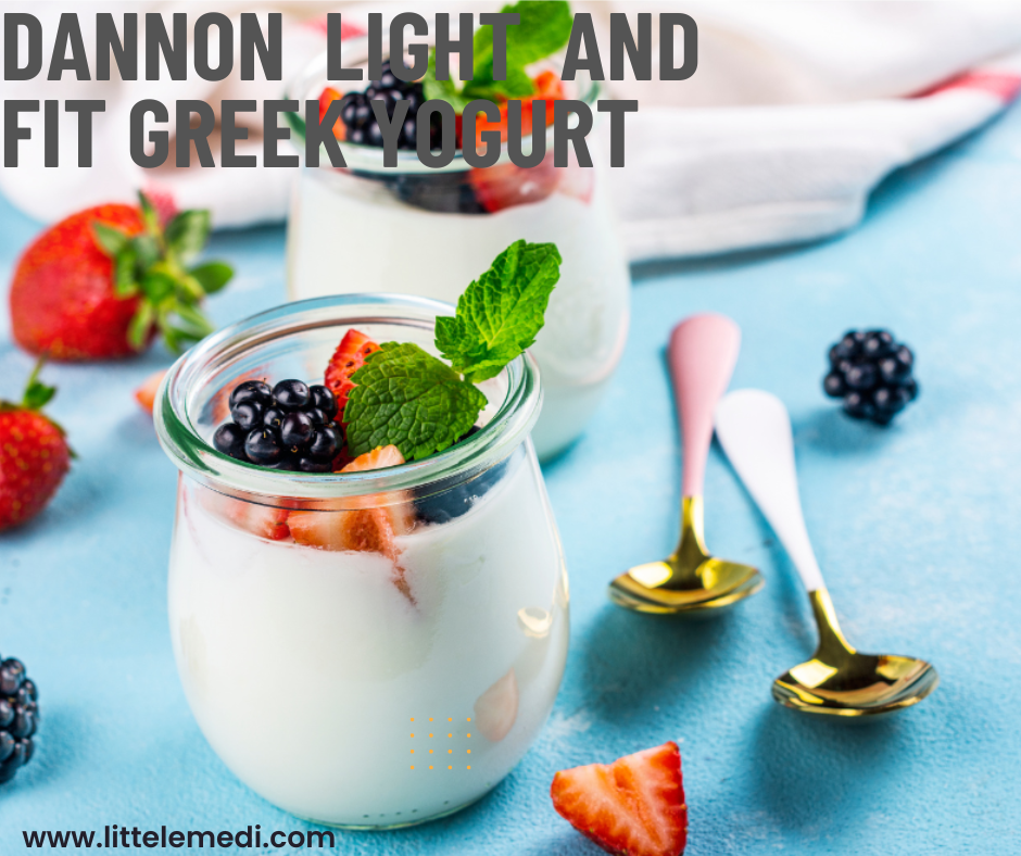 Dannon light and fit Greek yogurt 1
